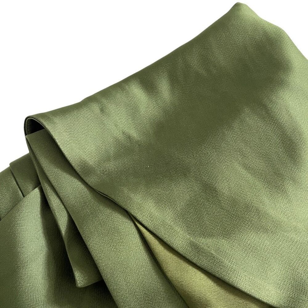 SIMKHAI Cameron One Shoulder Mini Dress In Nori 4 - Picture 11 of 11